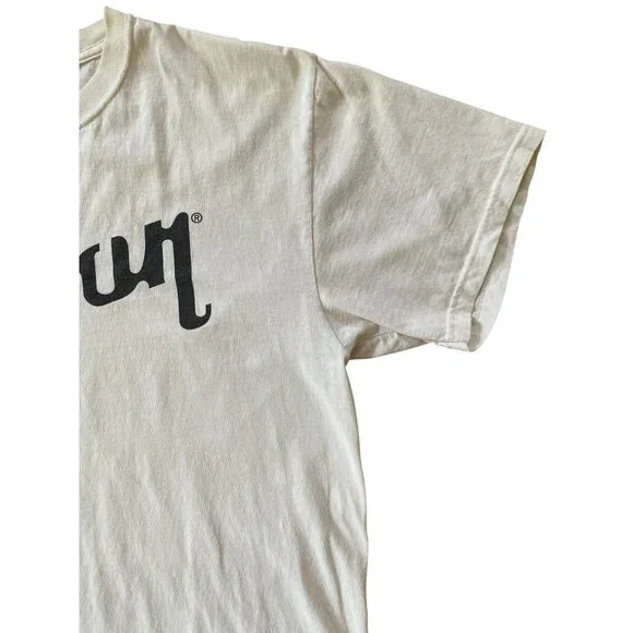 Vintage JERZEES Gibson Guitar ONKYO Stereo T shirt Mens M L 1990s Y2K RARE! - Picture 4 of 9